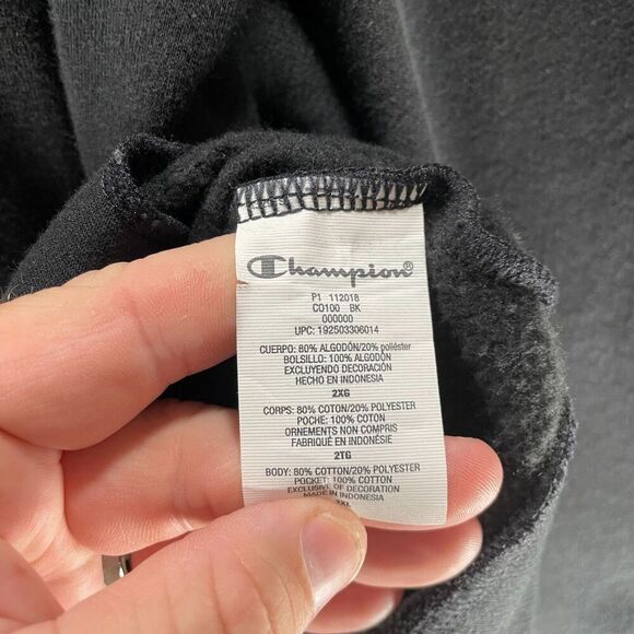 Silverback Fitness Jacket Mens 2XL XXL Black Champion Snap Sweater Gym Workout - Picture 8 of 12